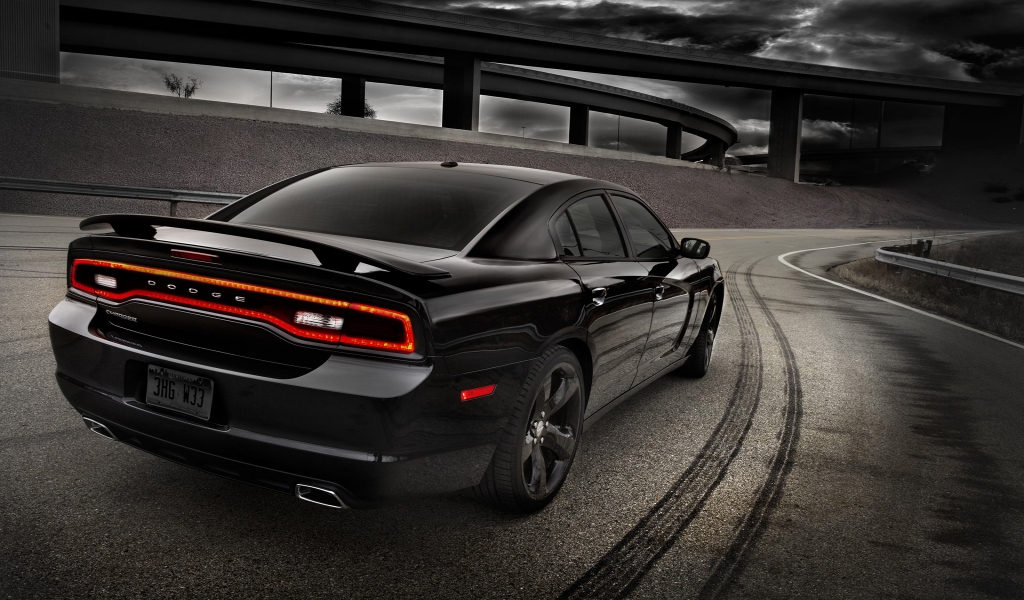 Dodge Blacktop Rear for 1024 x 600 widescreen resolution