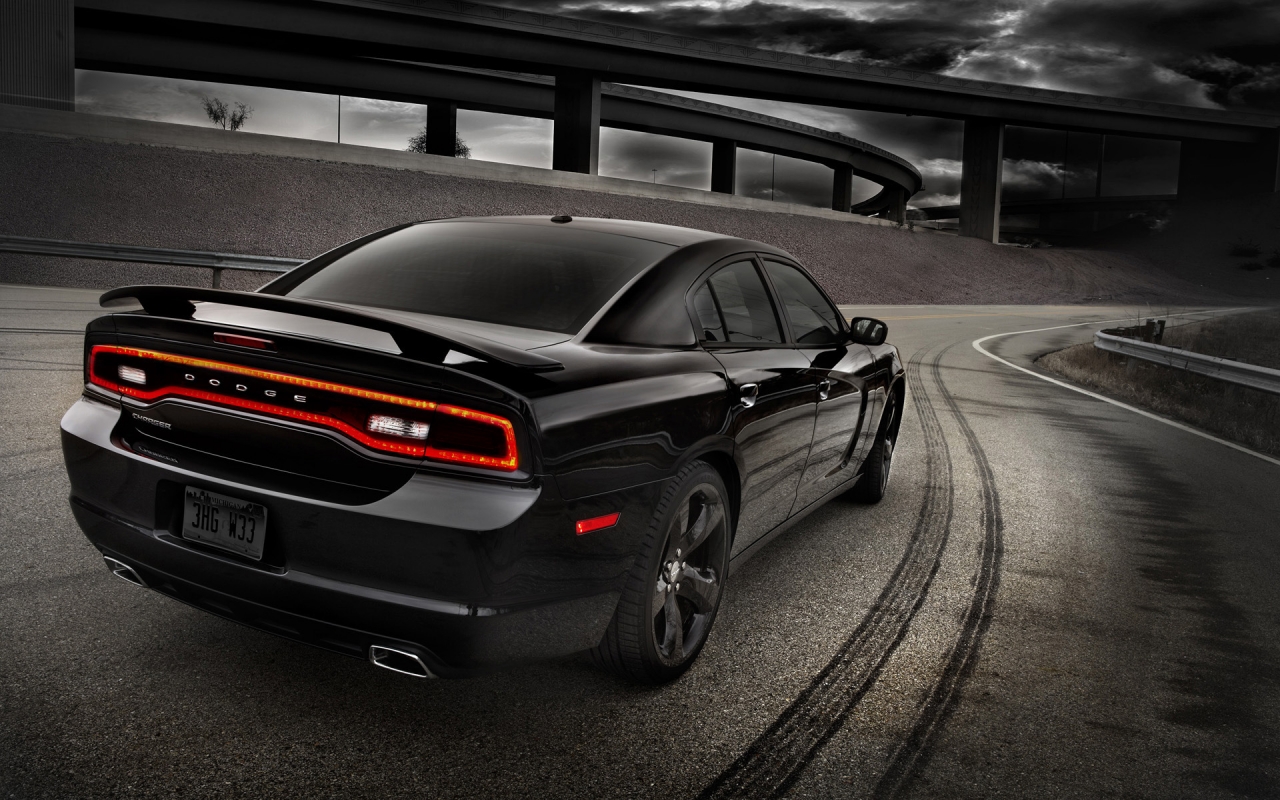 Dodge Blacktop Rear for 1280 x 800 widescreen resolution