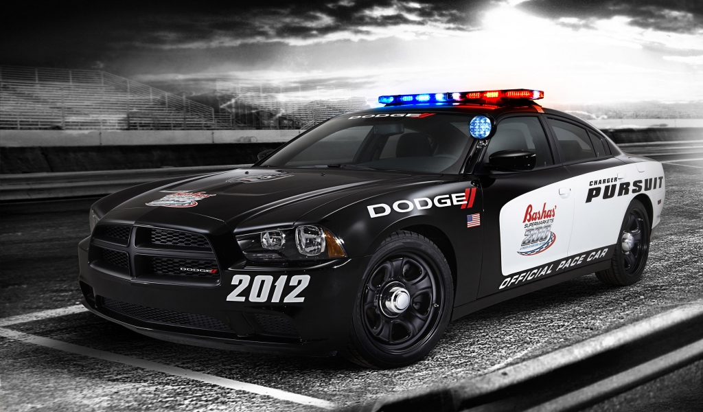 Dodge Charger Police for 1024 x 600 widescreen resolution