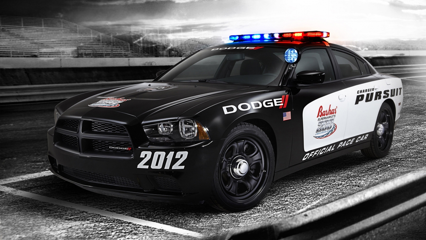 Dodge Charger Police for 1366 x 768 HDTV resolution