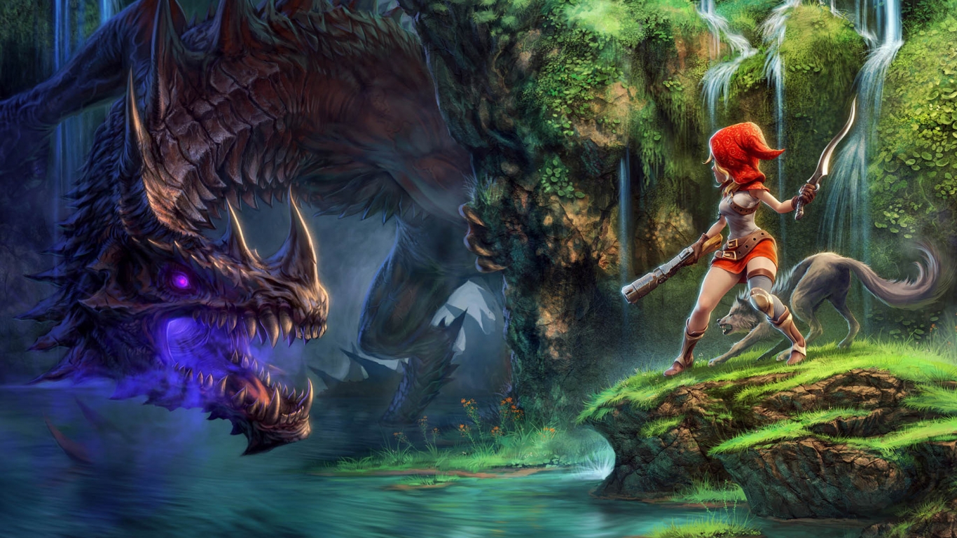 Dragon Fin Soup Game for 1366 x 768 HDTV resolution