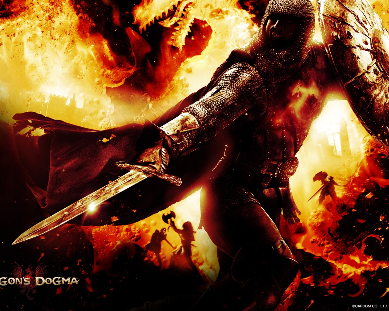 Dragons Dogma Fighter for 1280 x 1024 resolution