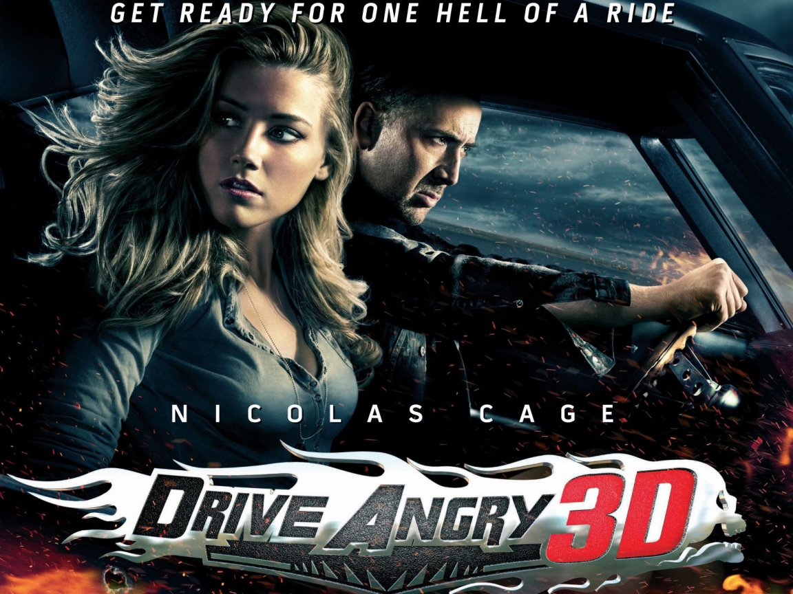 Drive Angry 3D for 1152 x 864 resolution