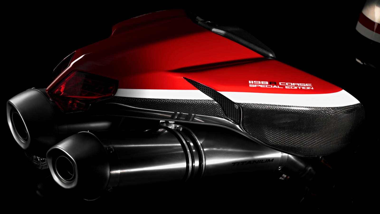 Ducati Superbike-1198-R-Corse Rear for 1600 x 900 HDTV resolution