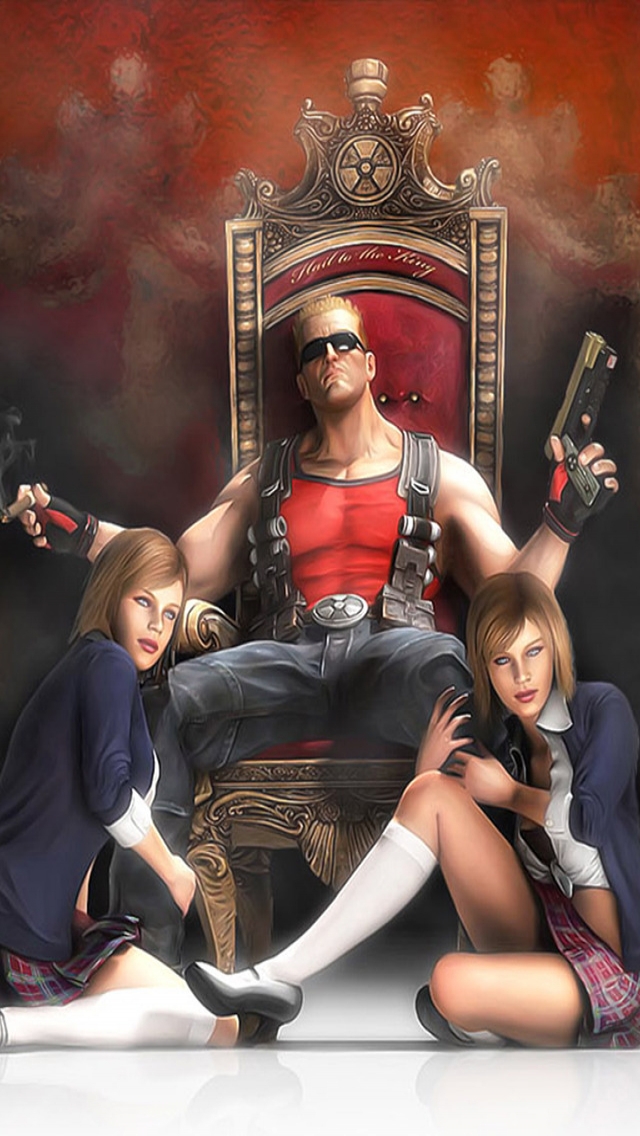 Duke Nukem Forever Poster for 640 x 1136 iPhone 5 resolution