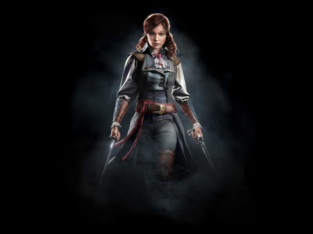 Elise Assassins Creed Unity  for 1024 x 768 resolution