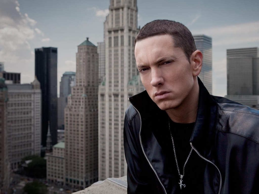 Eminem Close Look for 1024 x 768 resolution