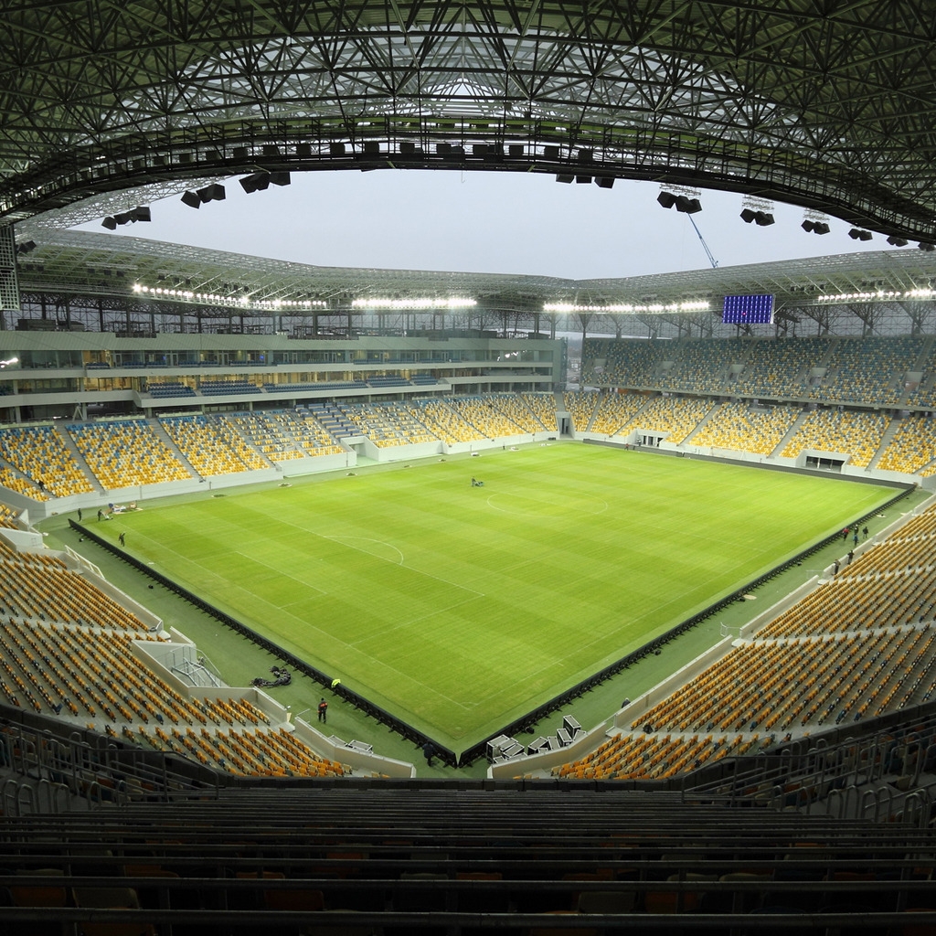 Empty Stadium for 1024 x 1024 iPad resolution