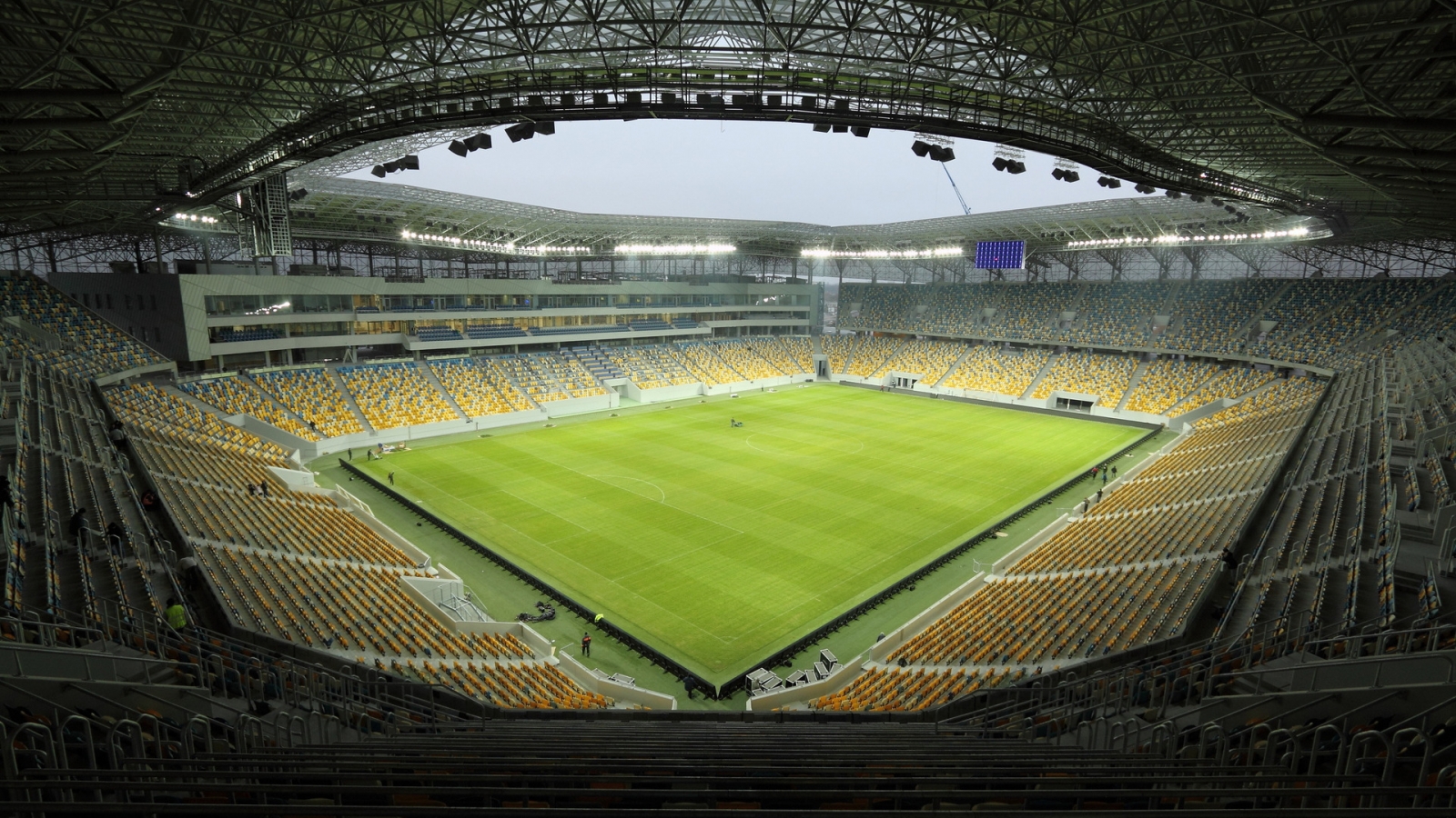 Empty Stadium for 1600 x 900 HDTV resolution