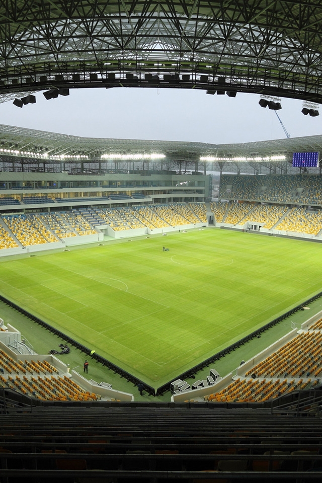 Empty Stadium for 640 x 960 iPhone 4 resolution
