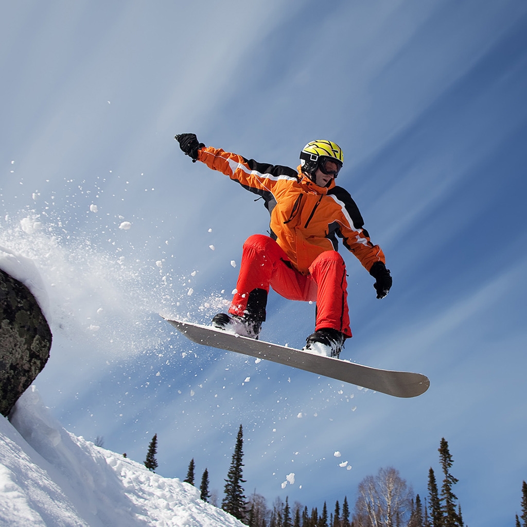 Extreme Snowboarder for 1024 x 1024 iPad resolution