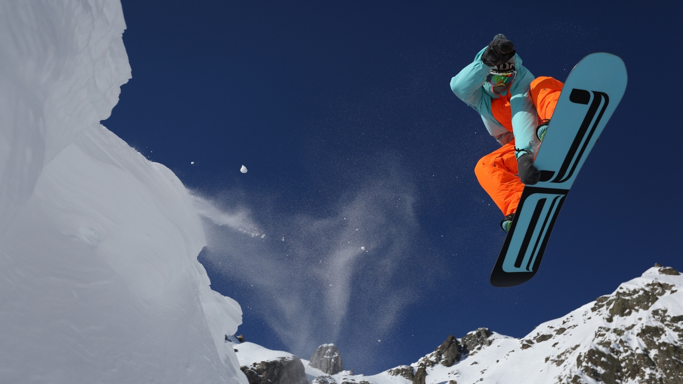 Extreme Snowboarding Adventure for 1366 x 768 HDTV resolution