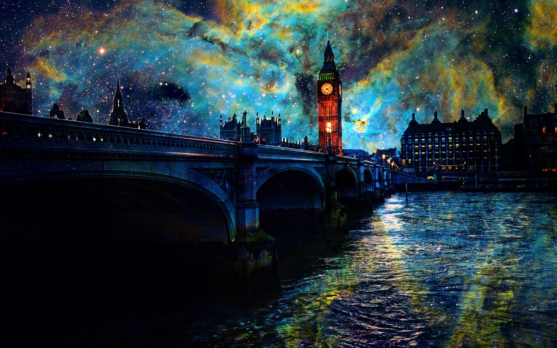 Fanasy Night In London for 1920 x 1200 widescreen resolution