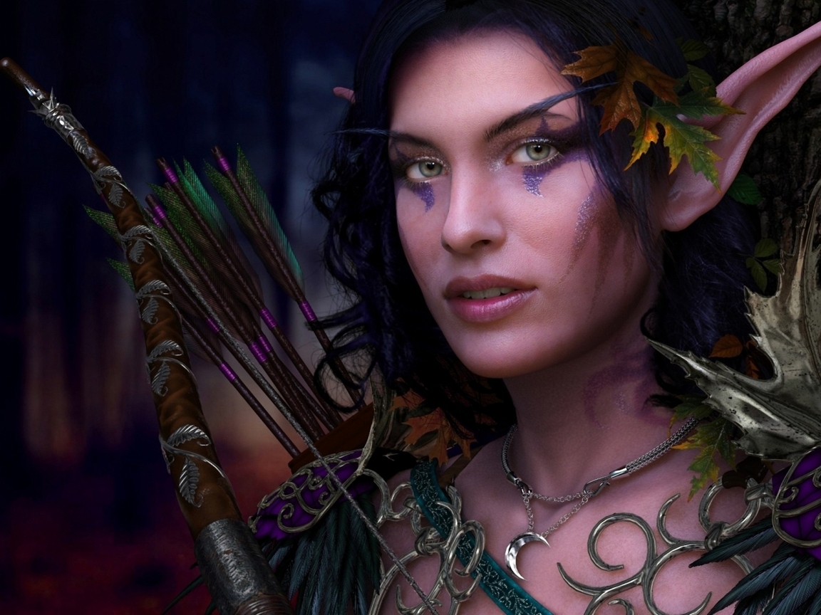 Fantasy Woman Character for 1152 x 864 resolution