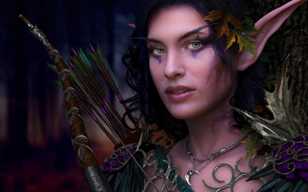 Fantasy Woman Character for 1280 x 800 widescreen resolution