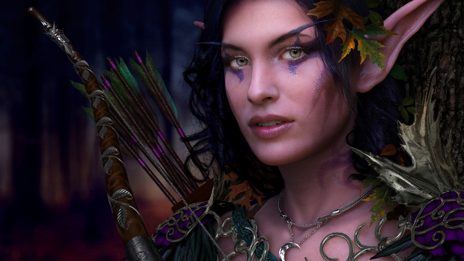 Fantasy Woman Character for 1536 x 864 HDTV resolution