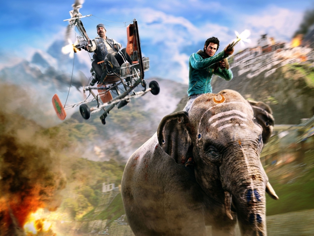Far Cry 4 Chase for 1024 x 768 resolution