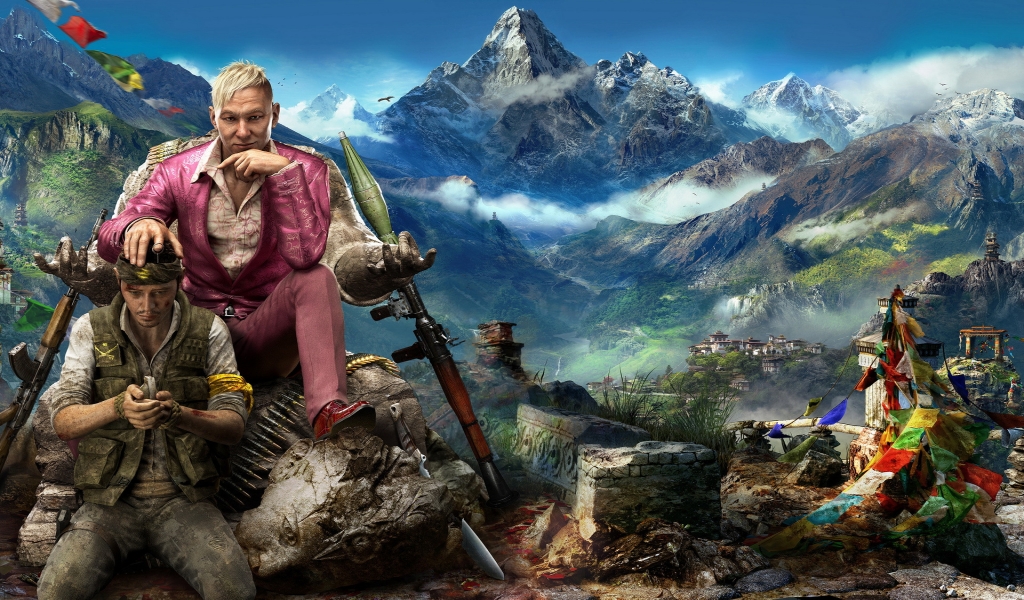 Far Cry 4 Game for 1024 x 600 widescreen resolution