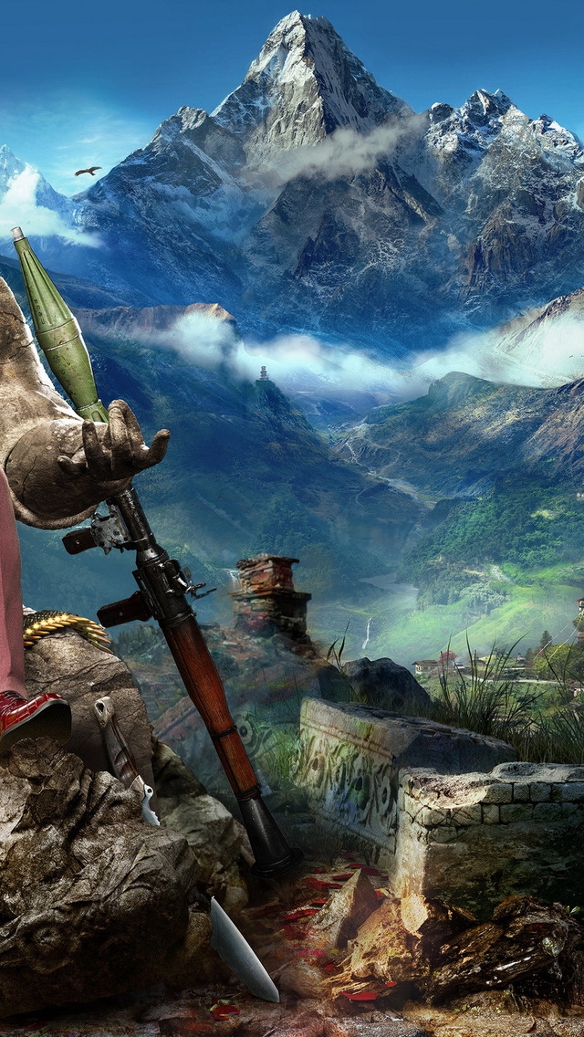 Far Cry 4 Game for 640 x 1136 iPhone 5 resolution