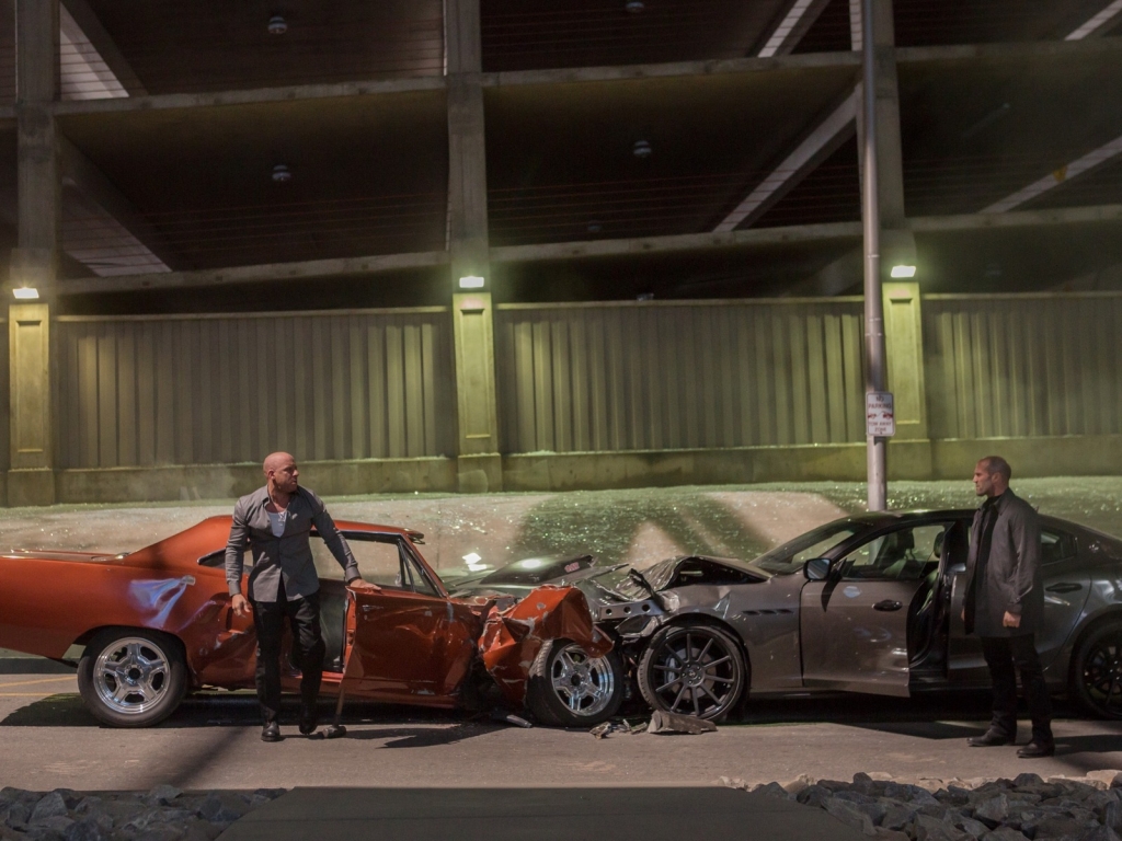Fast And Furious 7 Movie Scene for 1024 x 768 resolution