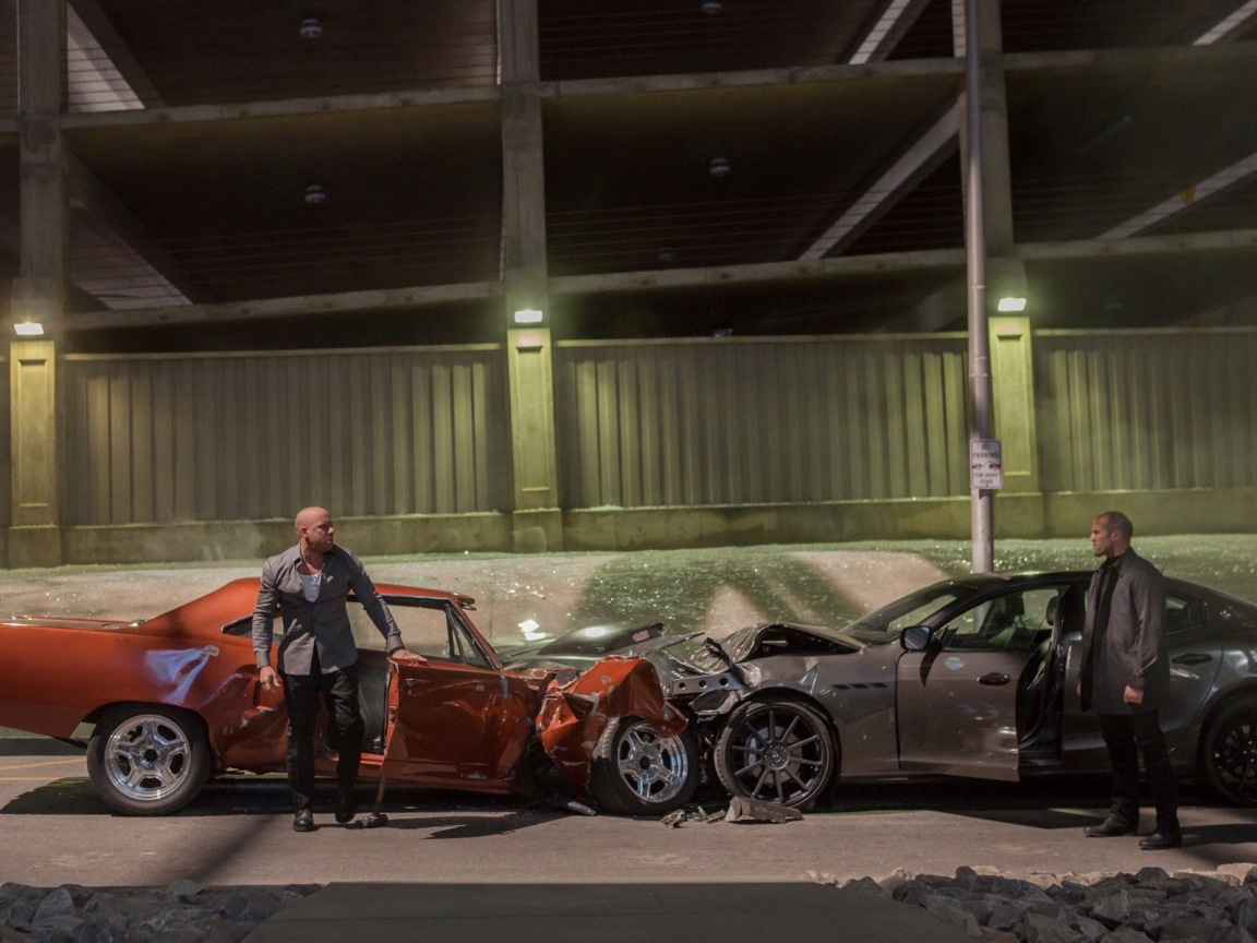 Fast And Furious 7 Movie Scene for 1152 x 864 resolution