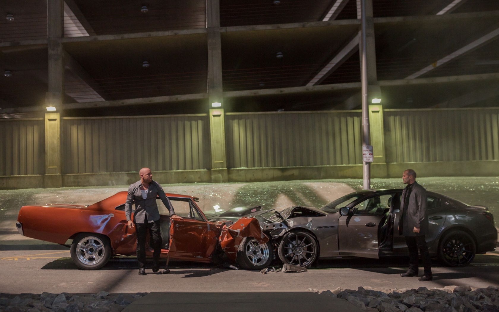 Fast And Furious 7 Movie Scene for 1680 x 1050 widescreen resolution