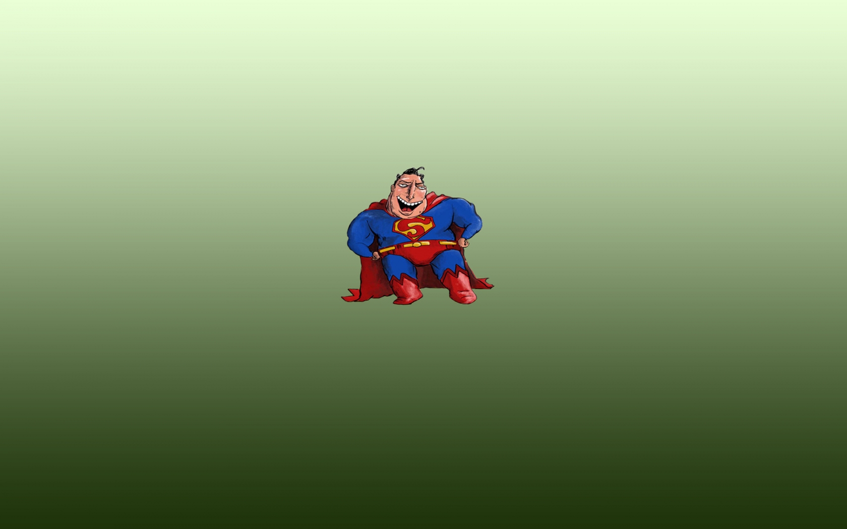 Fat and Ugly Superman for 1680 x 1050 widescreen resolution