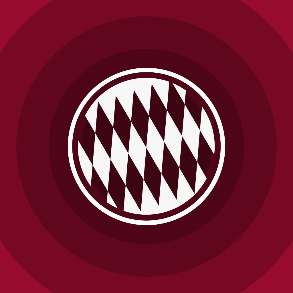 FC Bayern Munich Minimal Logo for 1024 x 1024 iPad resolution