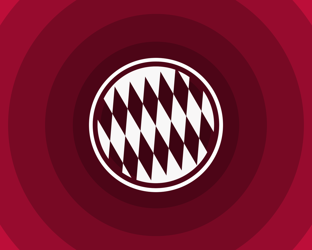 FC Bayern Munich Minimal Logo for 1280 x 1024 resolution