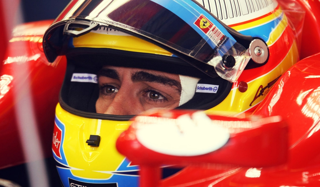 Fernando Alonso Before Race for 1024 x 600 widescreen resolution