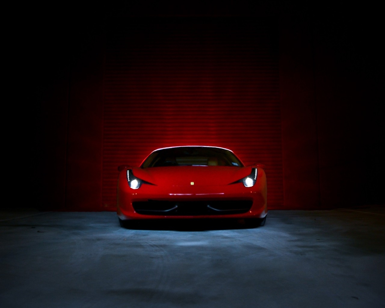 Ferrari 458 Italia Red  for 1280 x 1024 resolution