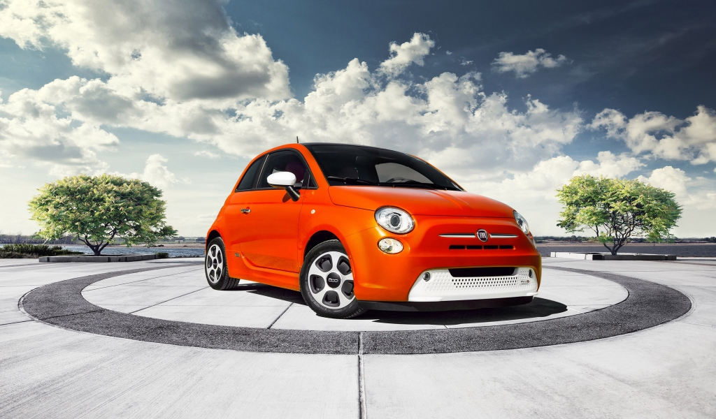 Fiat 500 2013 Edition for 1024 x 600 widescreen resolution