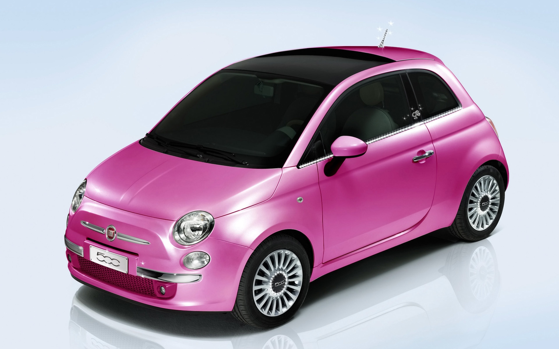 Fiat 500 Barbie for 1920 x 1200 widescreen resolution