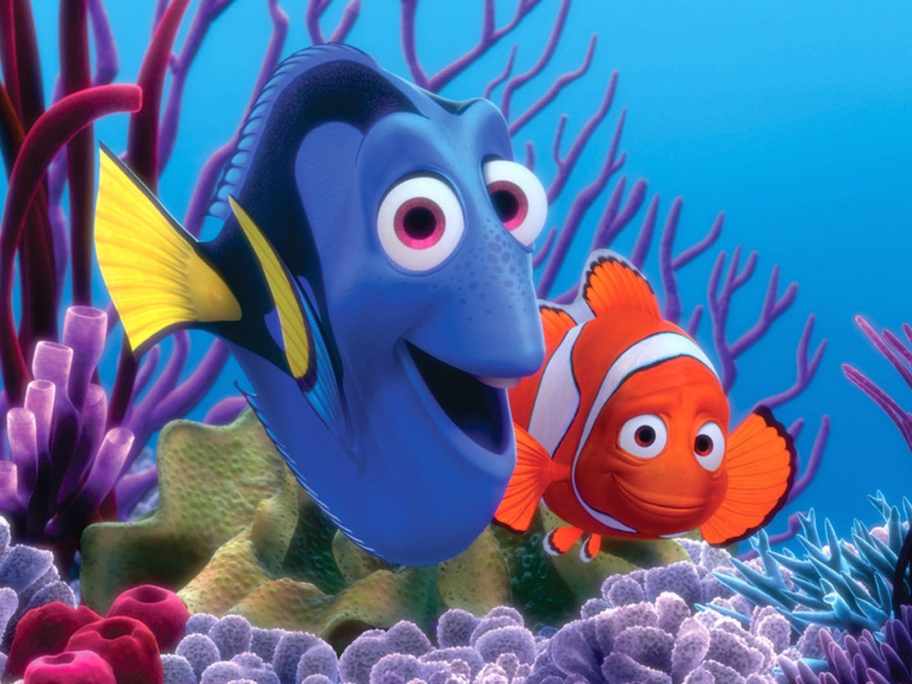 Finding Nemo Fishes for 1024 x 768 resolution
