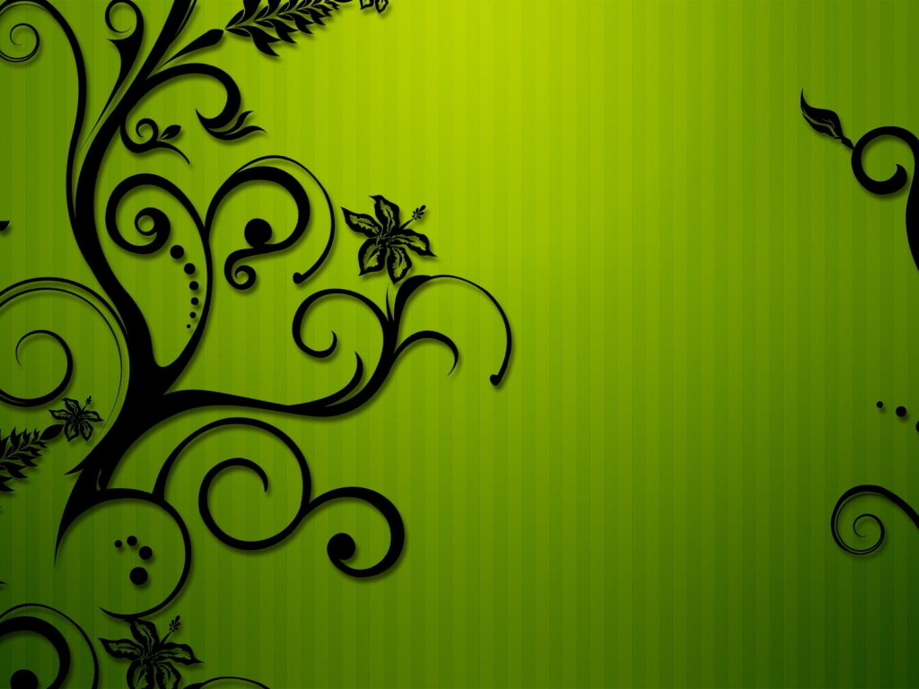 Floral Shapes for 1024 x 768 resolution