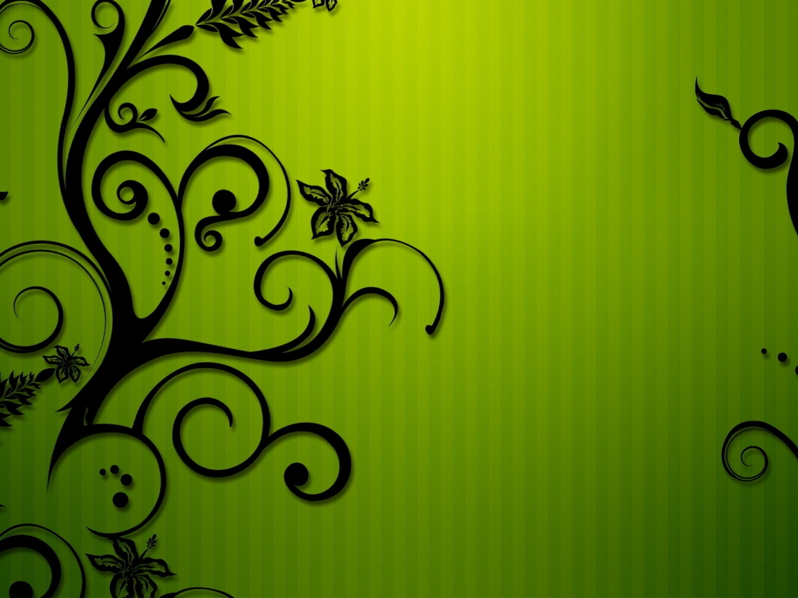 Floral Shapes for 1152 x 864 resolution