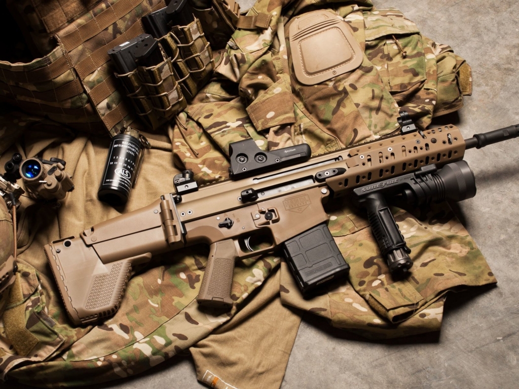 FN Scar Assault Rifle for 1024 x 768 resolution