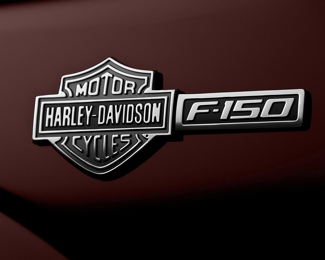 Ford F-150 Harley-Davidson Emblem for 1280 x 1024 resolution
