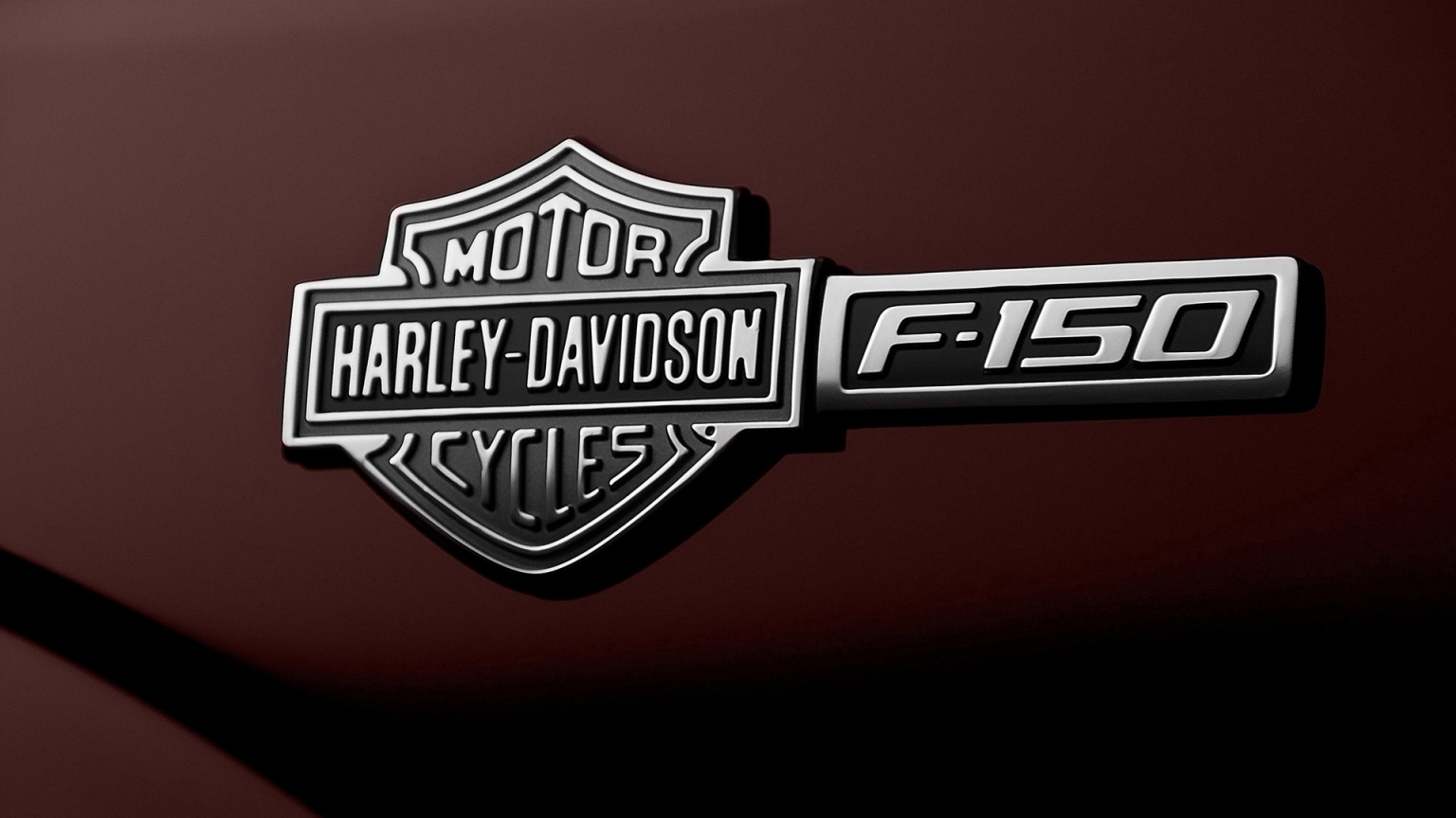 Ford F-150 Harley-Davidson Emblem for 1536 x 864 HDTV resolution