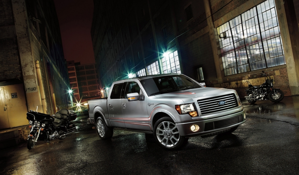 Ford Harley Davidson F 150 for 1024 x 600 widescreen resolution