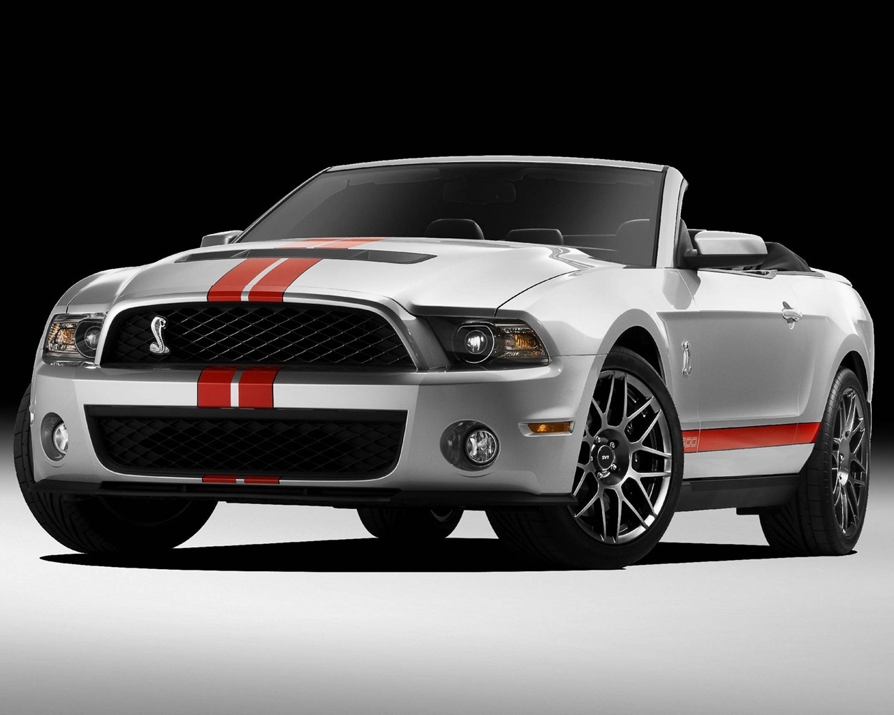 Ford Shelby GT500 Convertible 2010 for 1280 x 1024 resolution