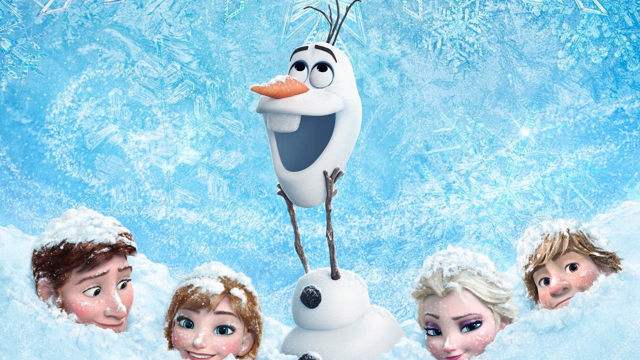 Frozen Animation for 1280 x 720 HDTV 720p resolution