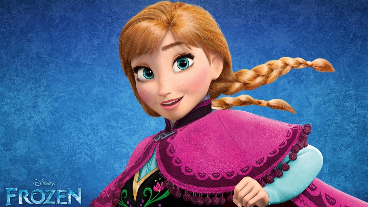 Frozen Anna for 1280 x 720 HDTV 720p resolution