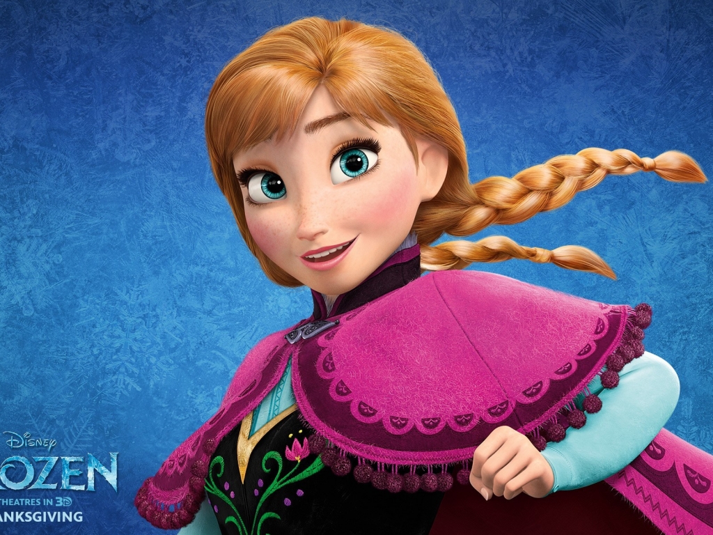 Frozen Movie Character for 1024 x 768 resolution