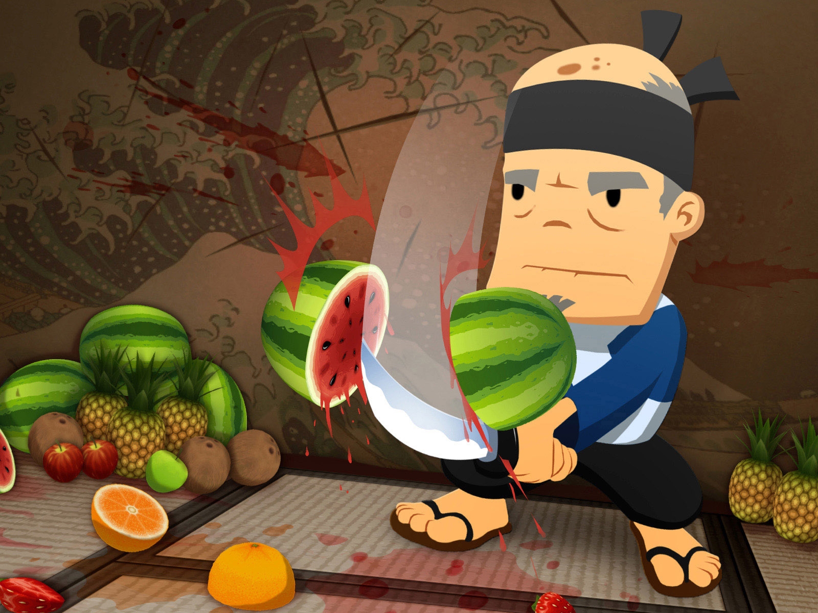 Fruit Ninja for 1600 x 1200 resolution