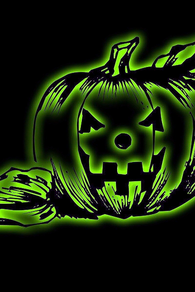 Funny Halloween Pumpkin for 640 x 960 iPhone 4 resolution