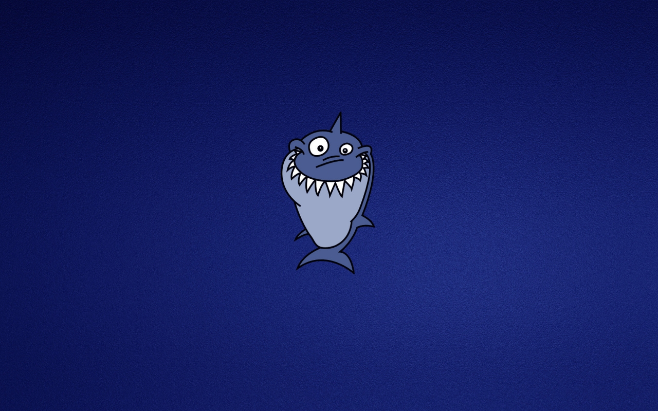 Funny Shark for 1280 x 800 widescreen resolution