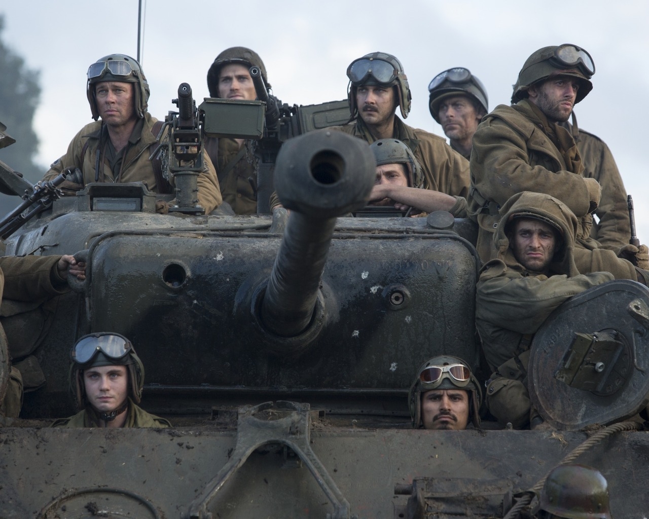 Fury Movie 2014 for 1280 x 1024 resolution