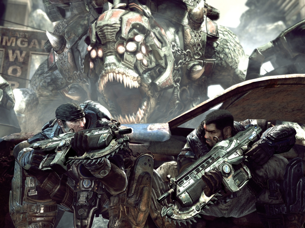 Gears of War for 1024 x 768 resolution
