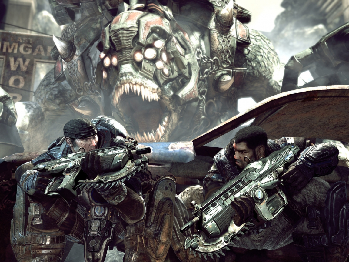 Gears of War for 1152 x 864 resolution
